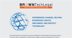Desktop Screenshot of browntechlegal.com